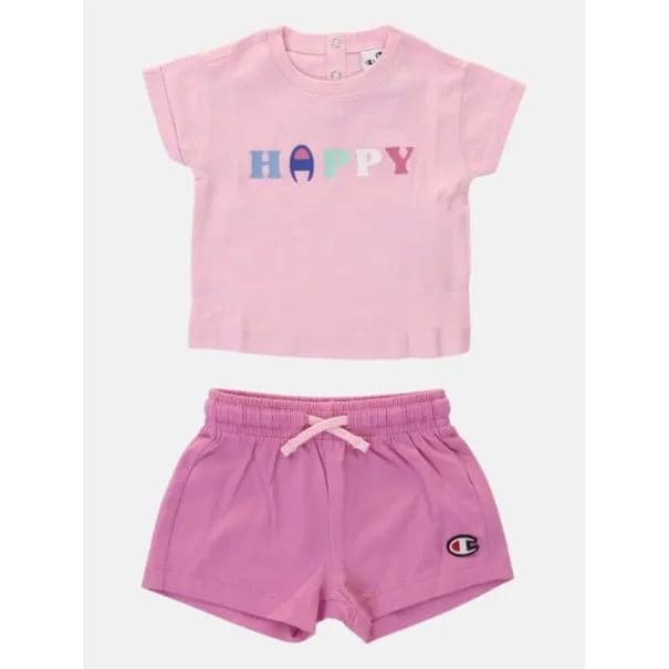 Ensemble de coton léger champion – Rose