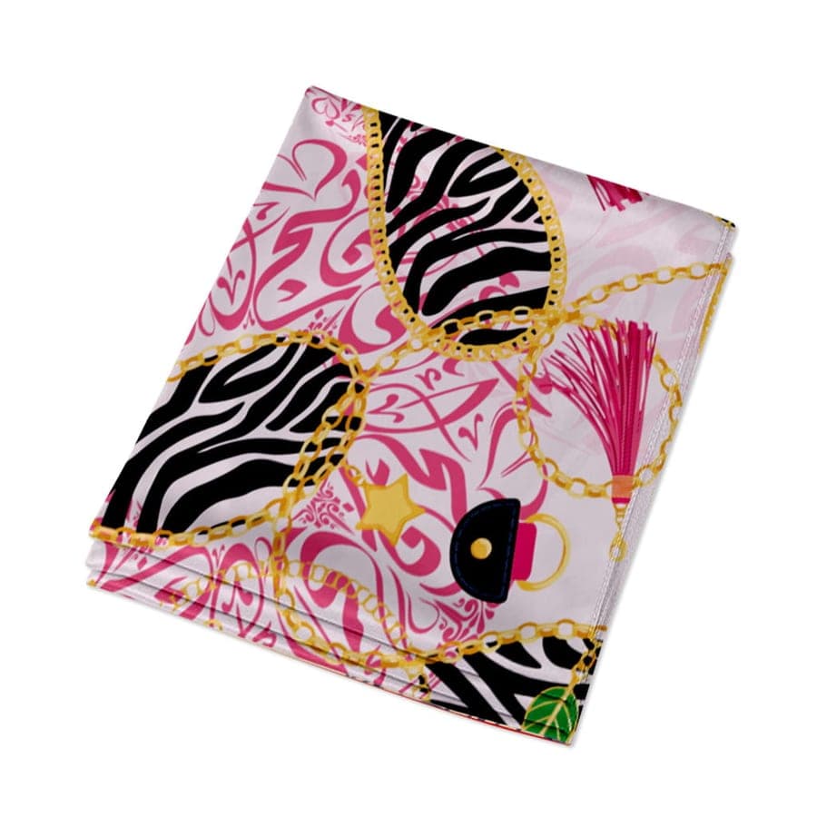 Foulard Rect Lella – Rose