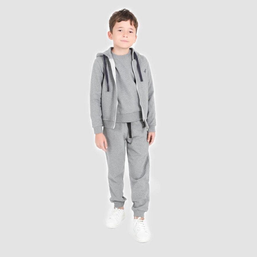 KONTAKT – Jogger garçon en molleton – Gris