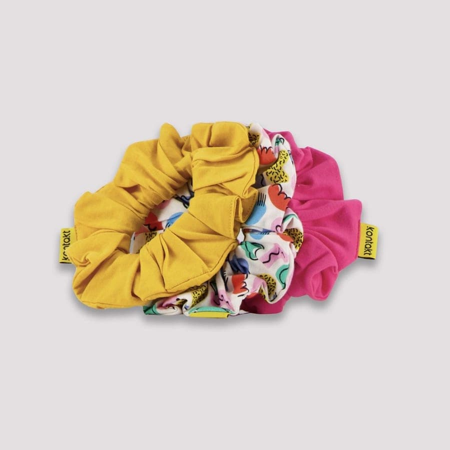Lots de 3 chouchou fantaisie femme – Multi