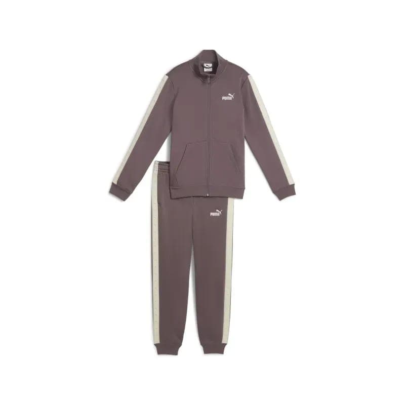 Puma – Survêtement à zip intégral Essentials Tape Enfant et Adolescent – Raisin