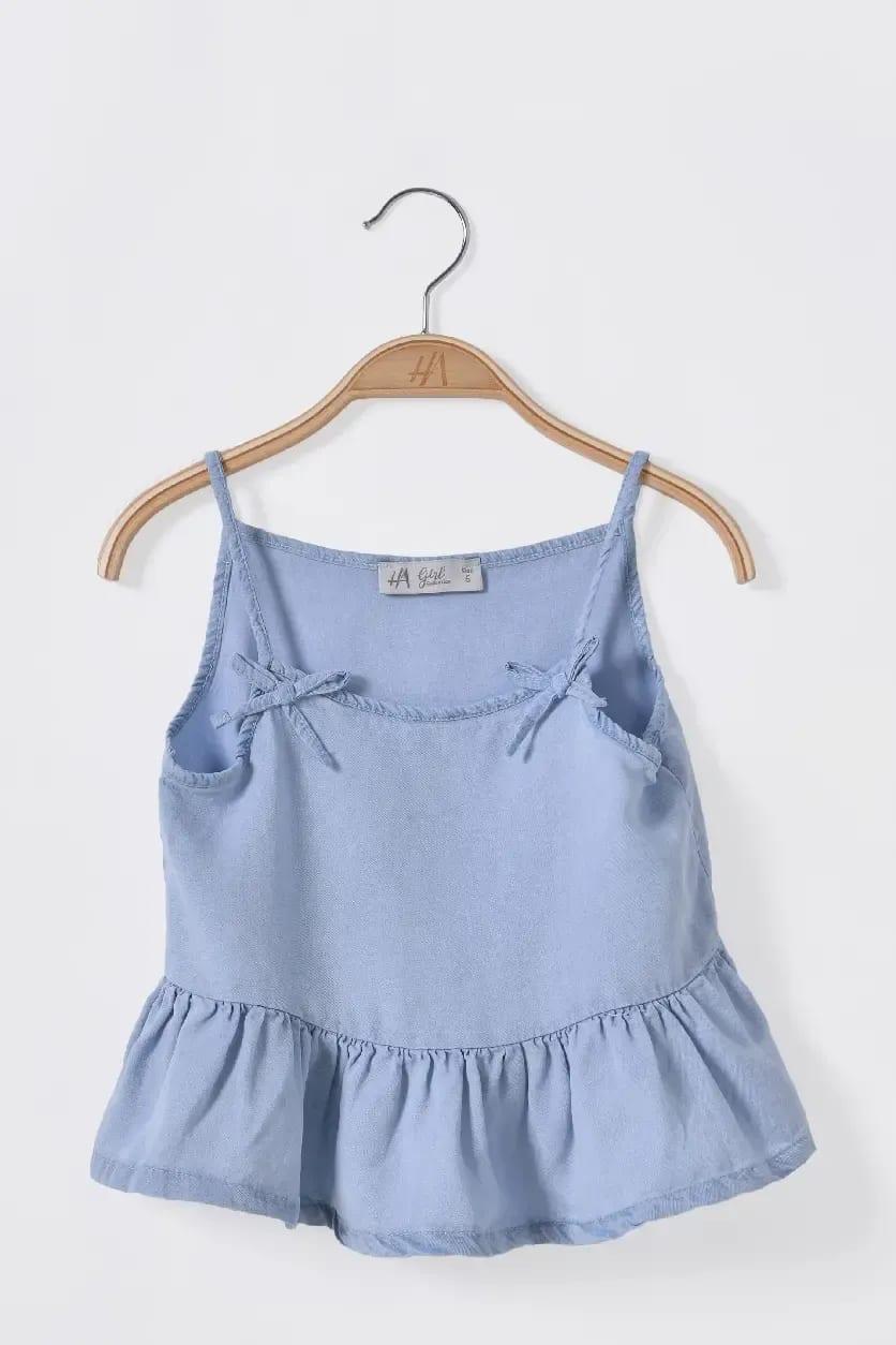 Blouse Fillette – Bleu clair