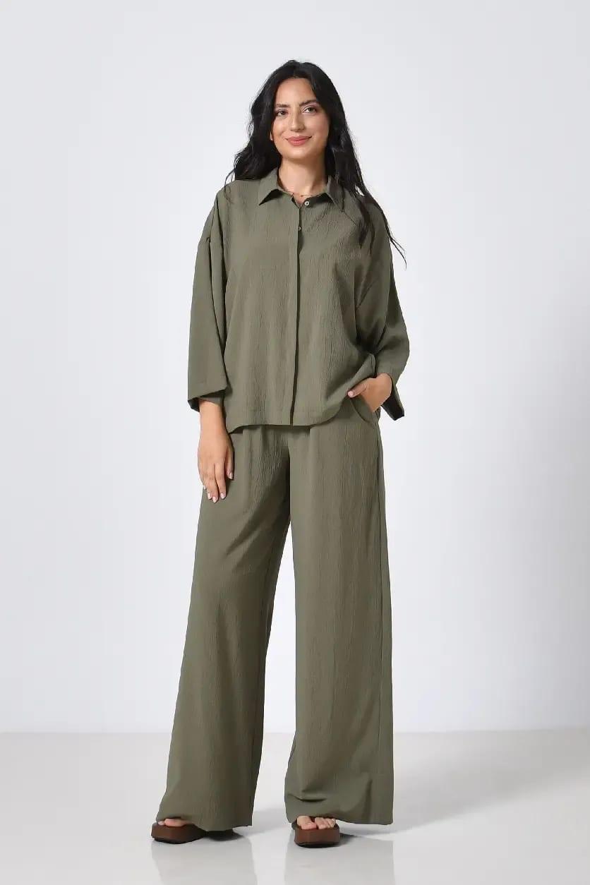 Chemise Femme – Kaki