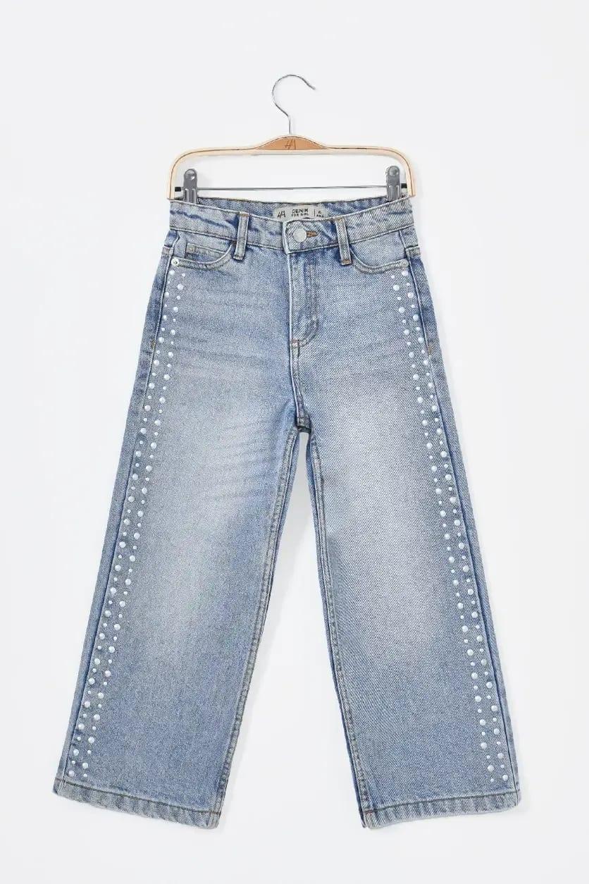 Pantalon Fillette – Bleu clair