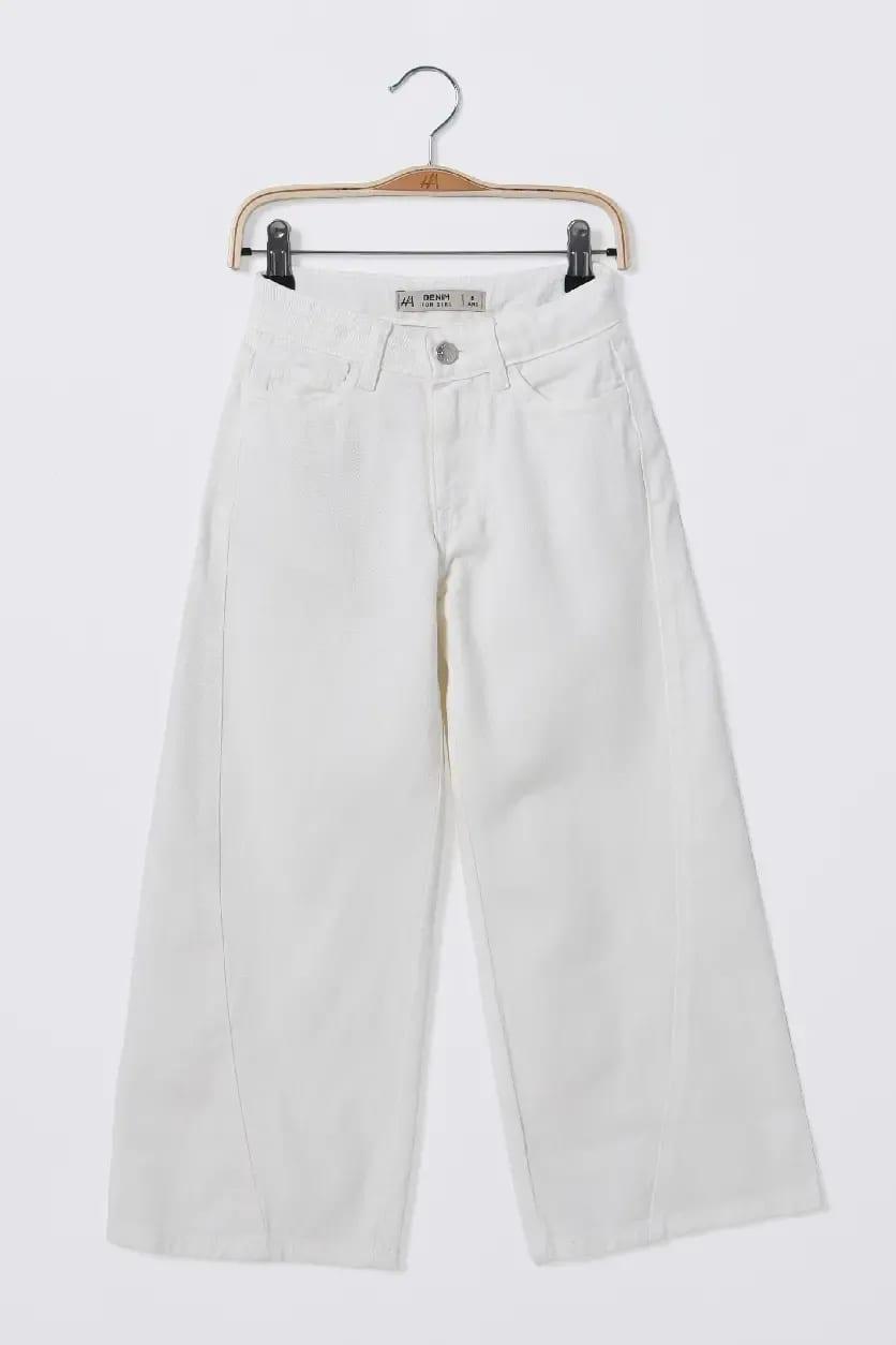 Pantalon Fillette – Écru