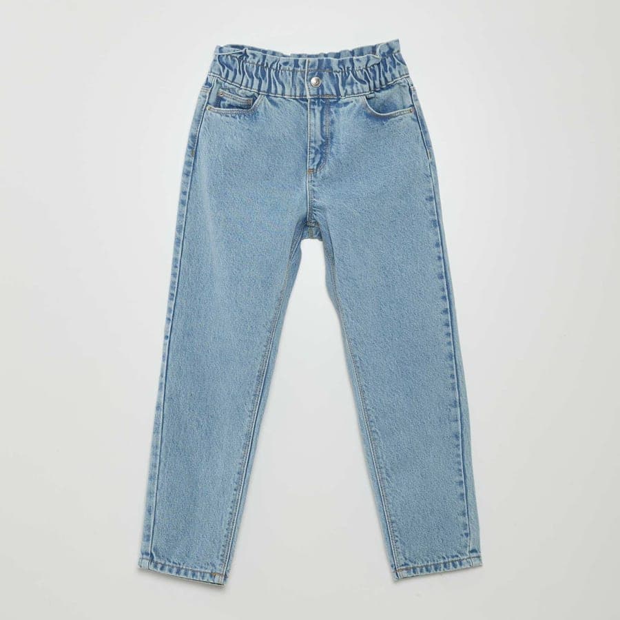 Jean paperbag Bleu