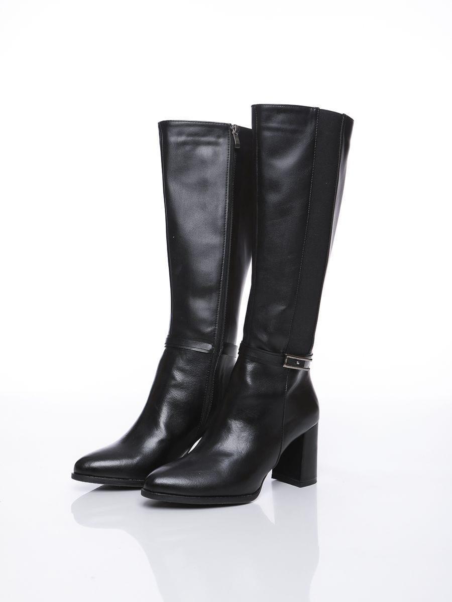 Bottes Hautes A Talon Large